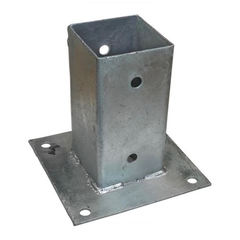 galvanized post brackets